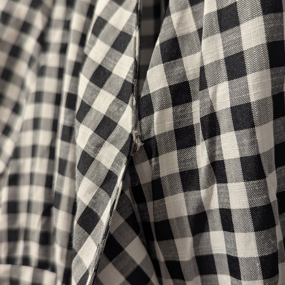OAK + FORT Plaid Wrap Dress, NWTS - Picture 3 of 13